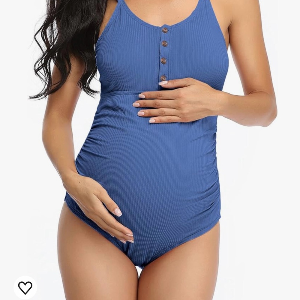 Blue Women's One Piece Swimsuit